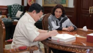 Kebersamaan Susi Pudjiastuti dengan Prabowo Subianto