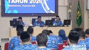 Bupati Sukabumi memimpin rapat dinas bulan Januari 2026